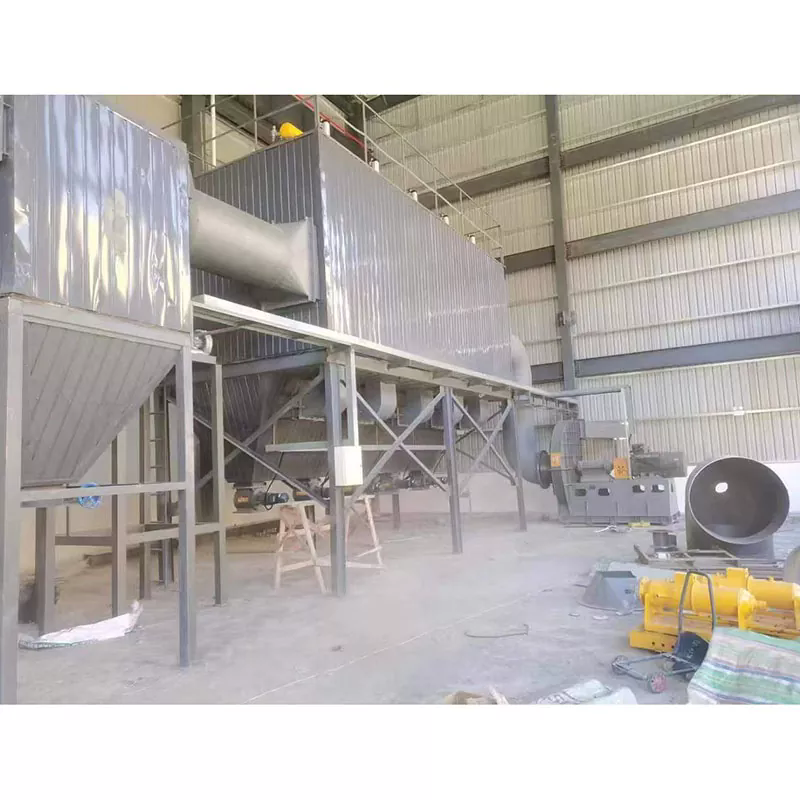 Quais são os cenários de uso do equipamento de tratamento de resíduos de construção?